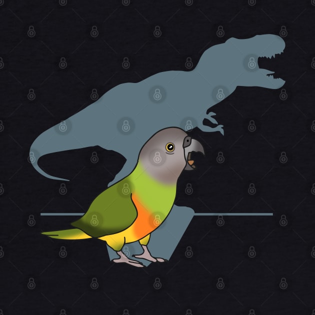 t-rex shadow - senegal parrot by FandomizedRose